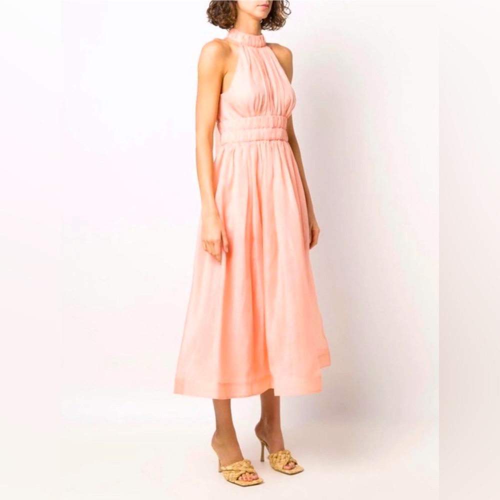 Zimmermann Rhythmic Halter Dress Size 0/US 2